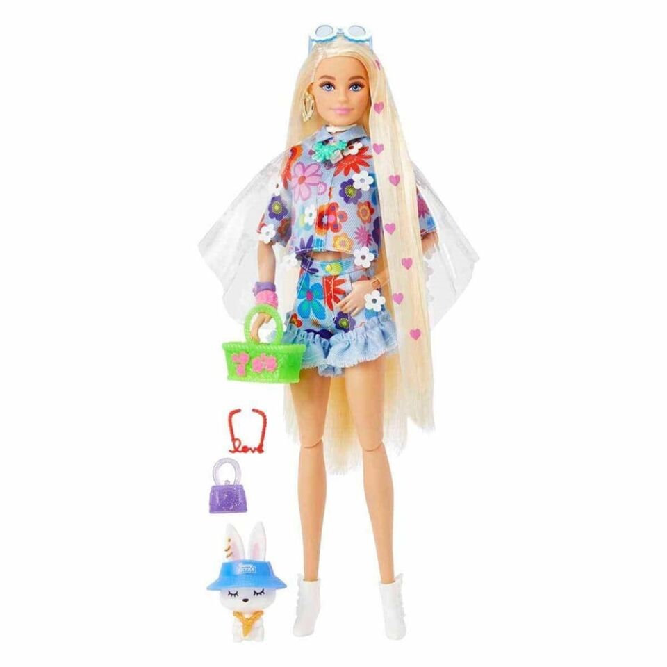 Barbie Extra Mavi Etekli Bebek 
