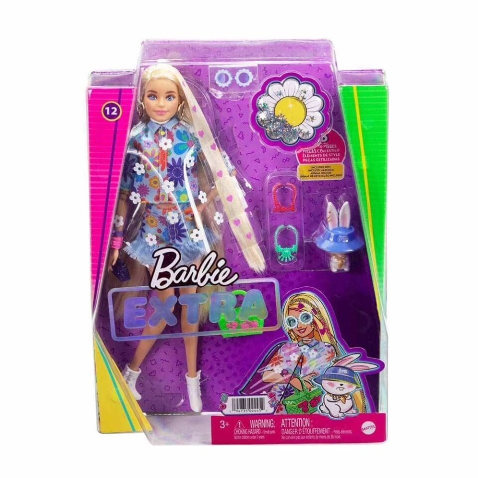 Barbie Extra Mavi Etekli Bebek 