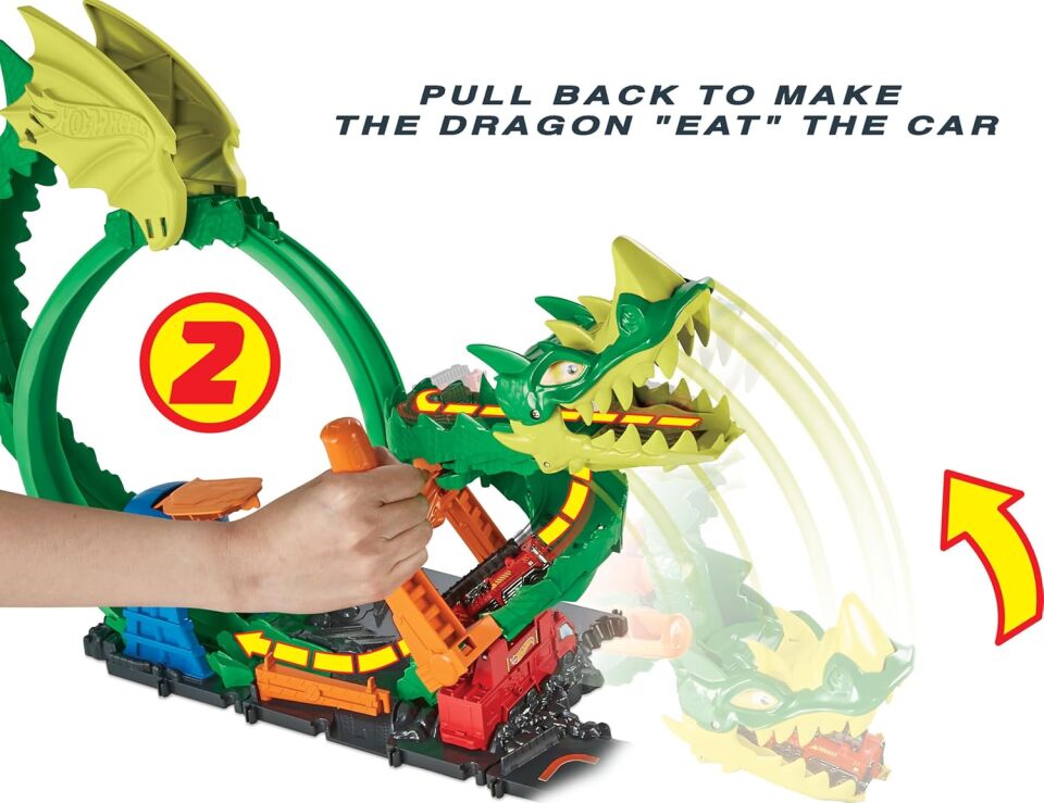 Mattel Hot Wheels Ejderha İle Müdacele Pisti