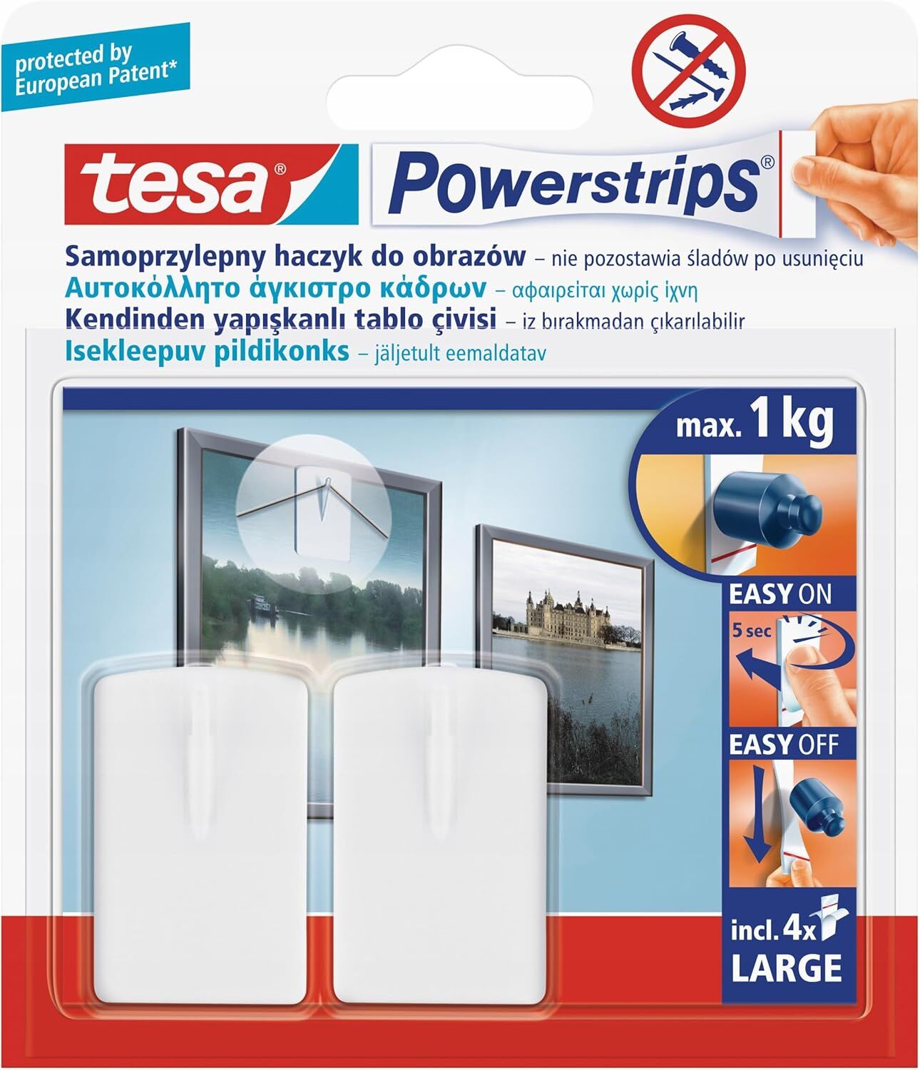Tesa Powerstrips Resim Askısı 2 Adet