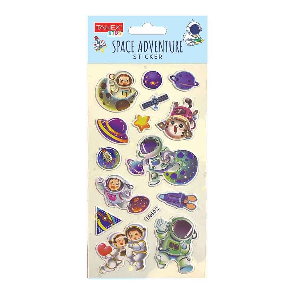 Tanex Tnx-5087 Space Adventure Sticker-6 Puffy Etiket
