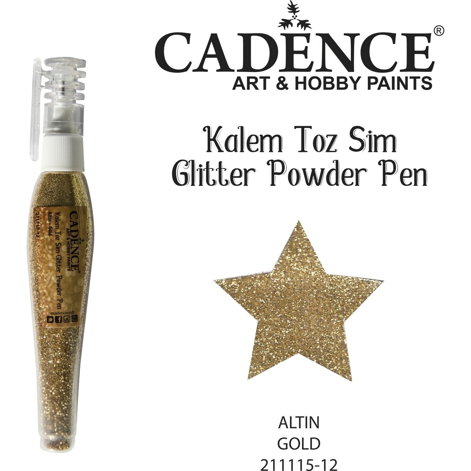 Cadence Kalem Toz Sim 211115-12 Altın 10 Gr