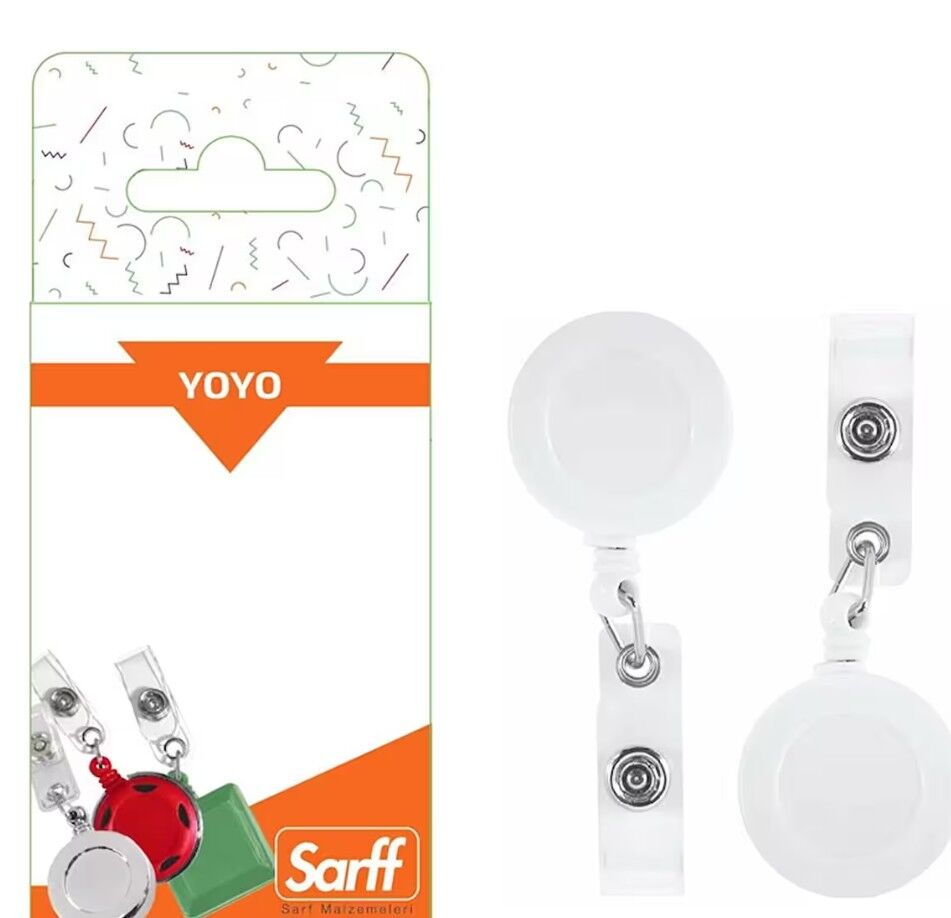 Sarff Yuvarlak Kancalı Beyaz Eko Yoyo 2 Li