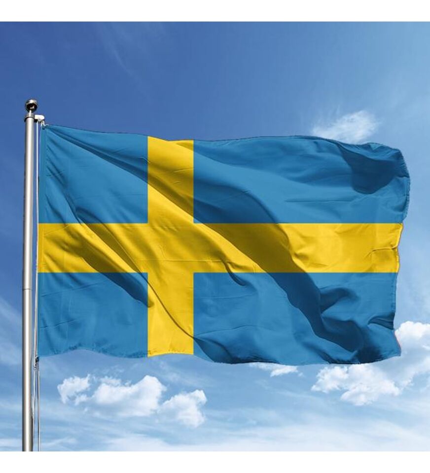 Buket 70x105 Cm İsveç Bayrağı
