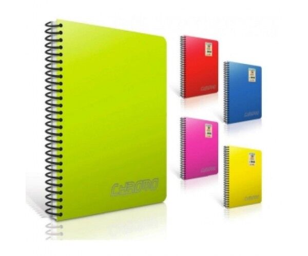 Gıpta Chromo Spiralli Pp Kapak Defter A4 100 Yp Düz Çizgisiz