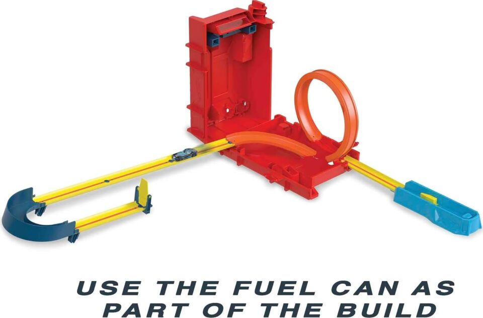 Hot Wheels Track Builder Benzin Bidonu Akrobasi Seti