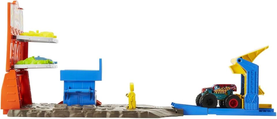 Hot Wheels Monster Trucks Patlama İstasyonu Oyun Seti  