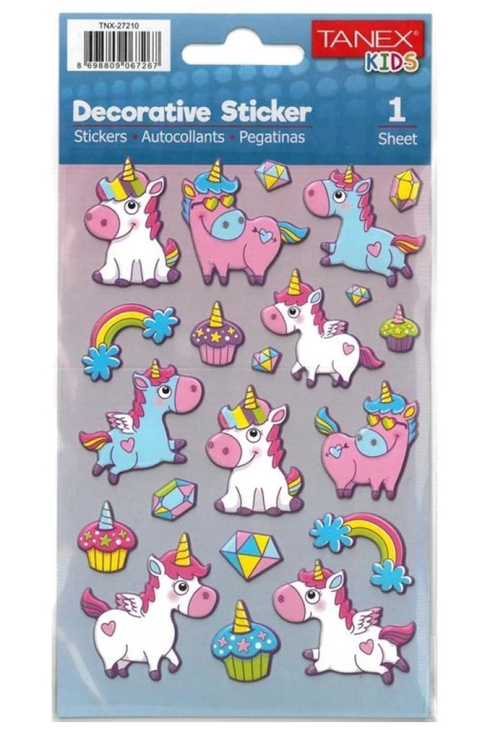 Tanex Tnx-27210 Puffy Unicorn Serisi