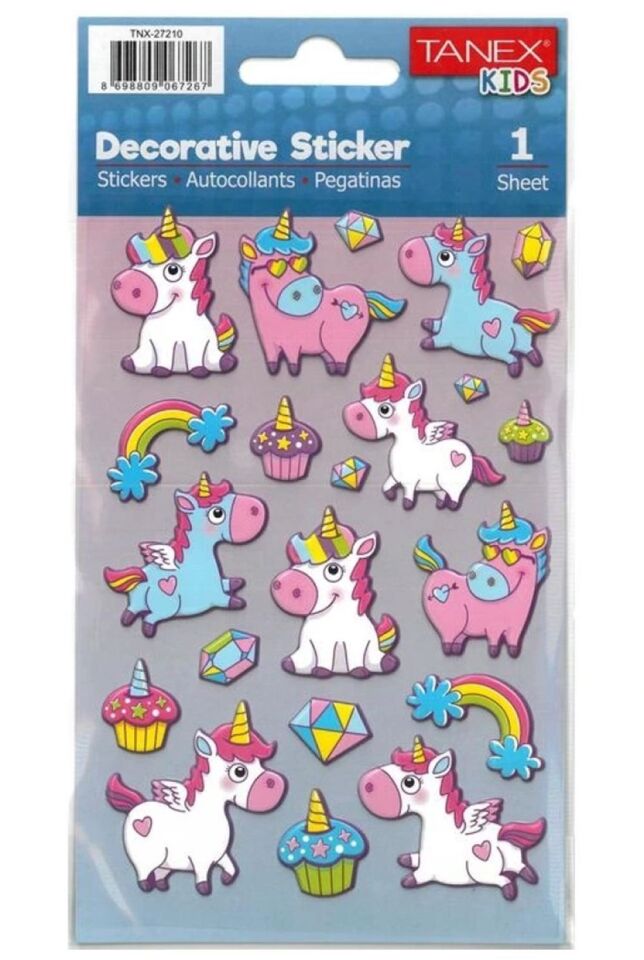 Tanex Tnx-27210 Puffy Unicorn Serisi