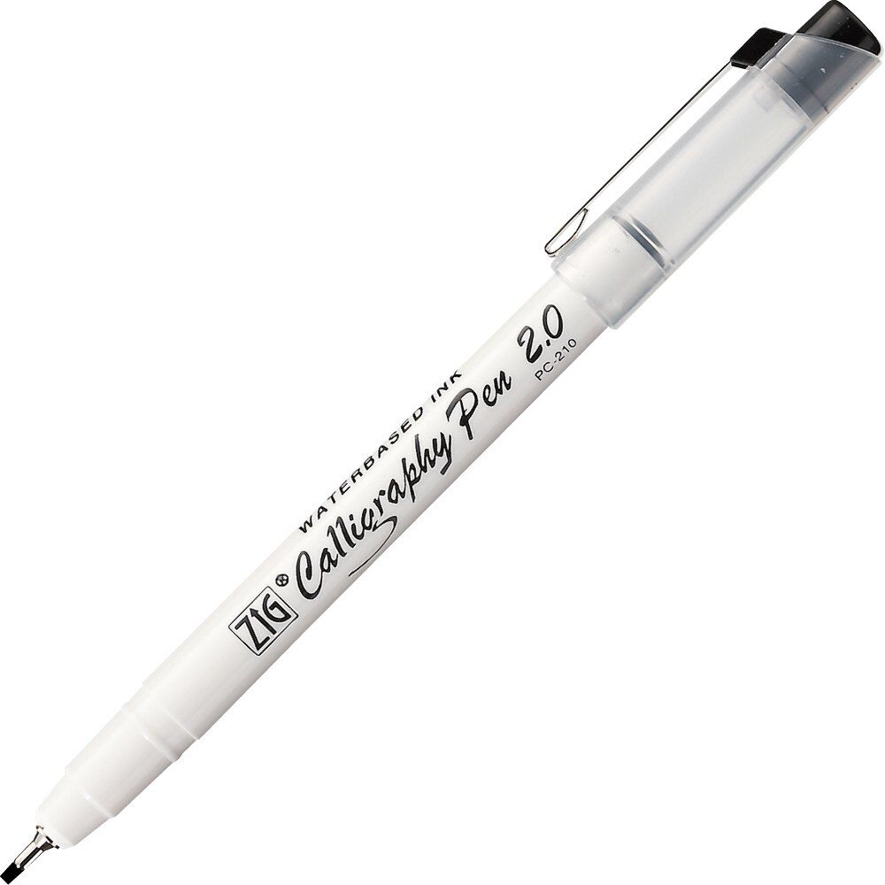 Zig Kaligrafi Kalemi 2.0 Mm Pc-210 Siyah
