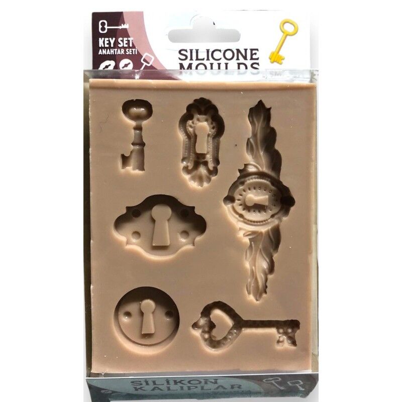 Nureart Key Set Anahtar Seti Silikon Kalıp Sk1013058