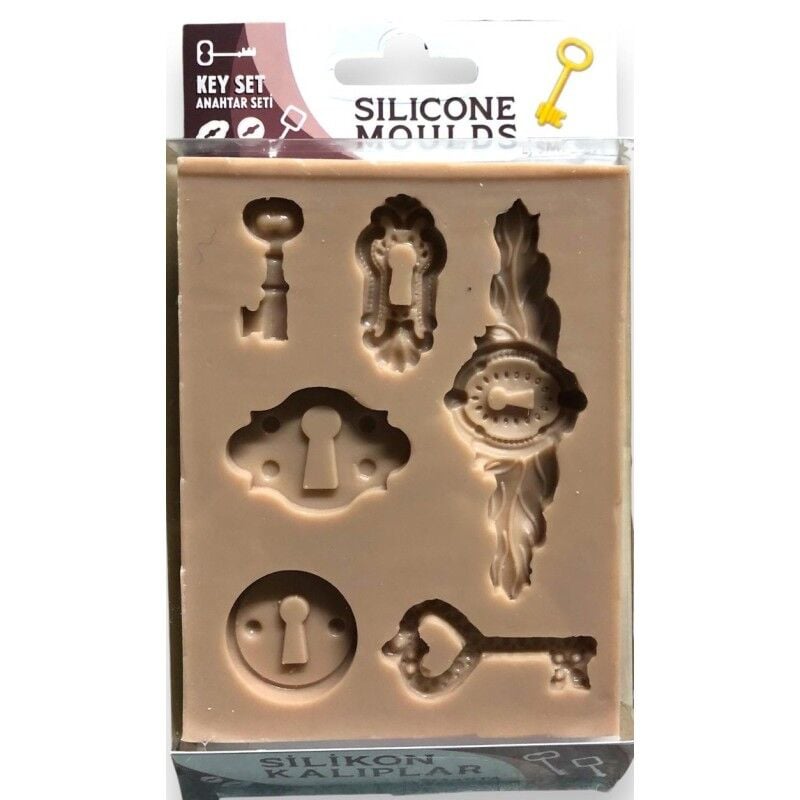 Nureart Key Set Anahtar Seti Silikon Kalıp Sk1013058