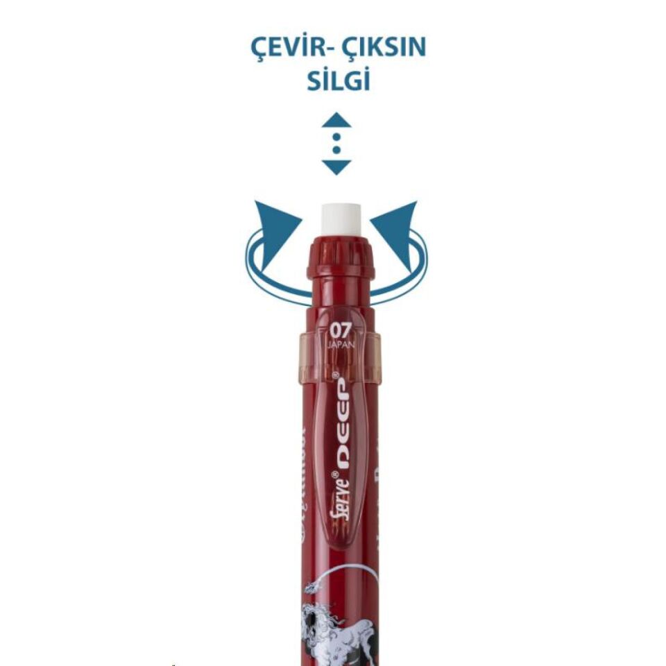 Serve Deep Harry Potter 0.7 Mm Versatil Kalem Kırmızı