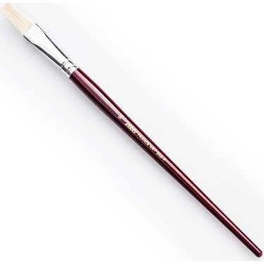 Pebeo Fırça No: 16 Beyaz Doğal Kıl Kırmızı Kısa Sap