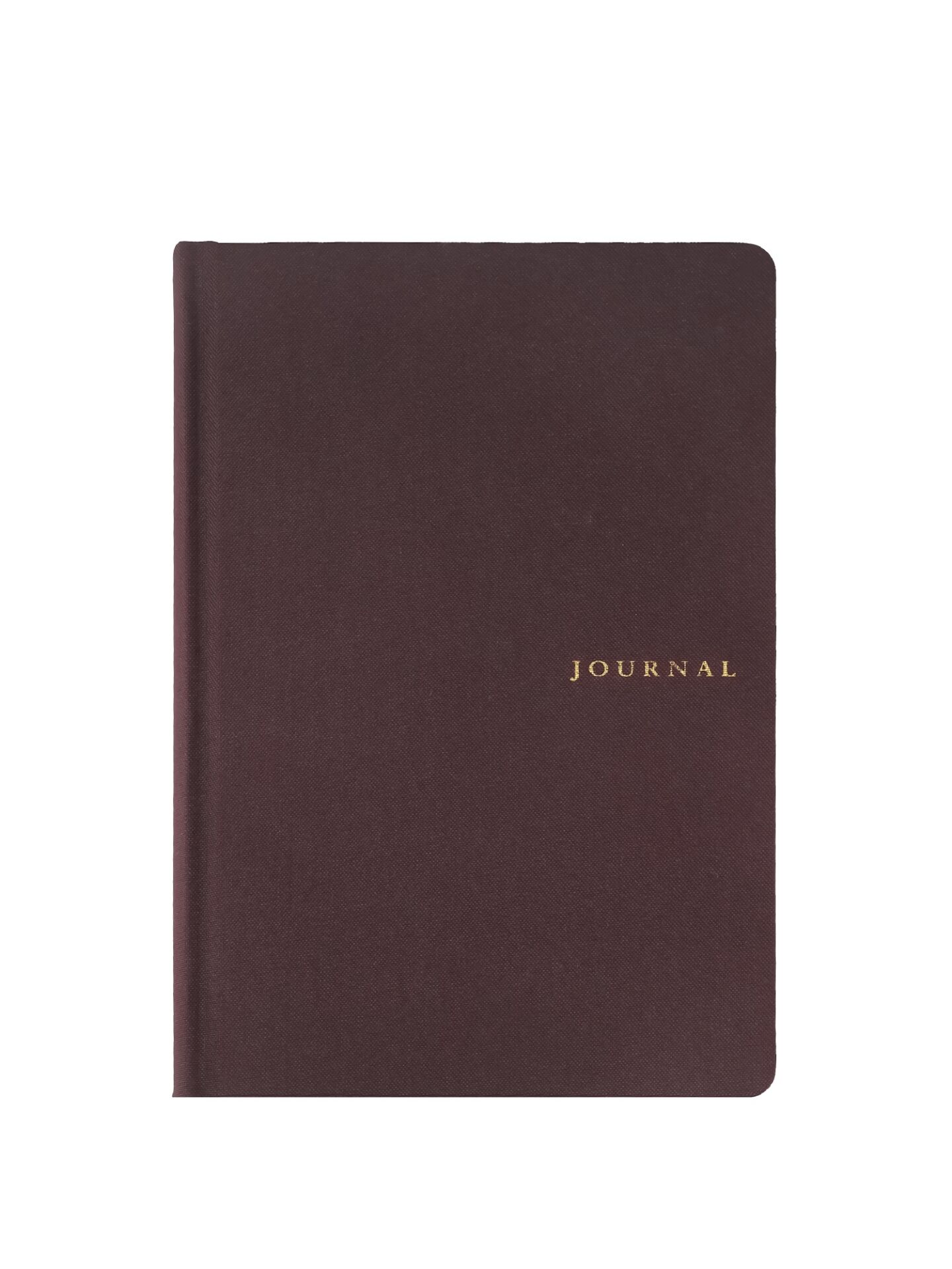 Victorias Journals Keten Sert Kapak Defter A5 120 Yaprak 120 Gr Ivory Çizgili Kahverengi