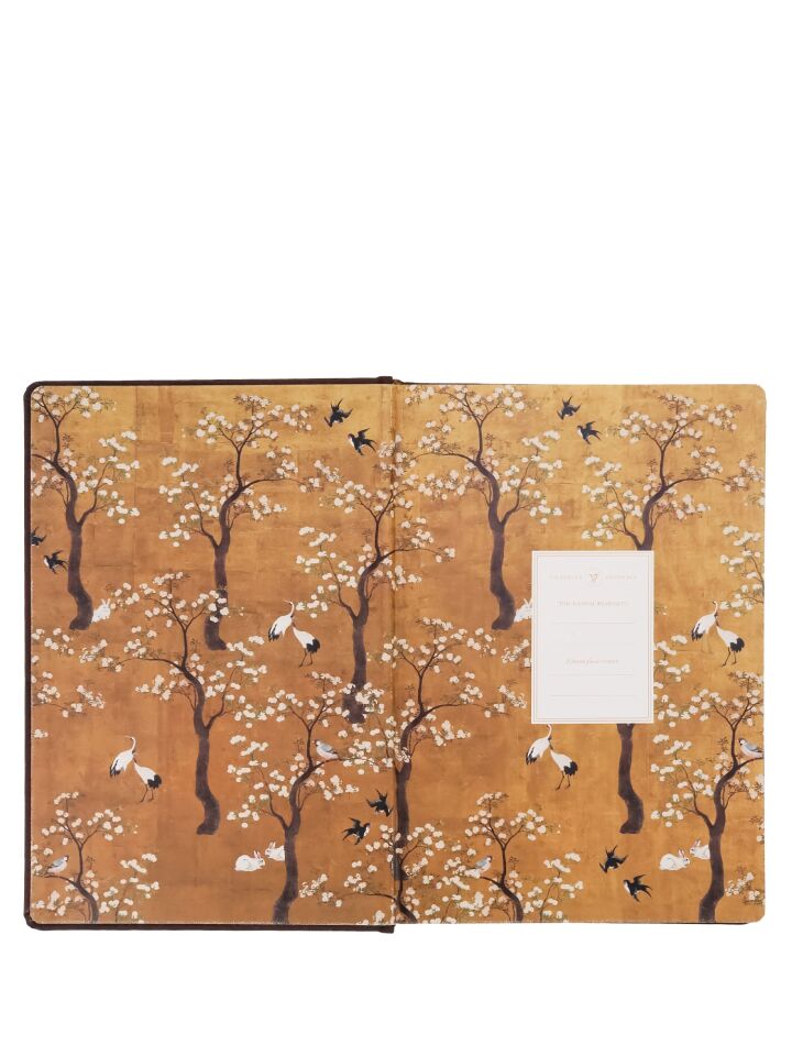 Victorias Journals Keten Sert Kapak Defter A5 120 Yaprak 120 Gr Ivory Çizgili Kahverengi