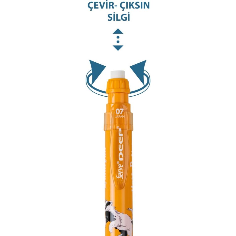 Serve Deep Harry Potter 0.7 Mm Versatil Kalem Sarı