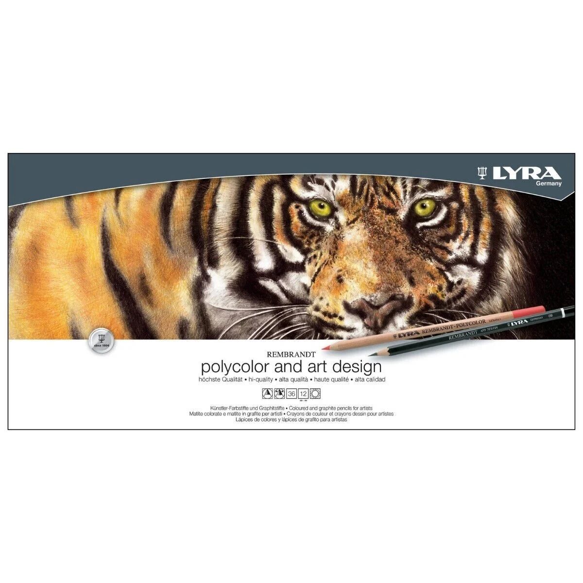 Lyra Rembrandt Polycolor And Art Desing Wooden Box