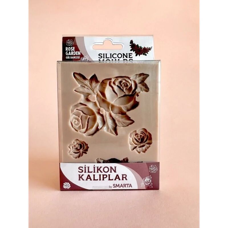 Nureart Rose Garden Gül Bahçesi Silikon Kalıp Sk1013068