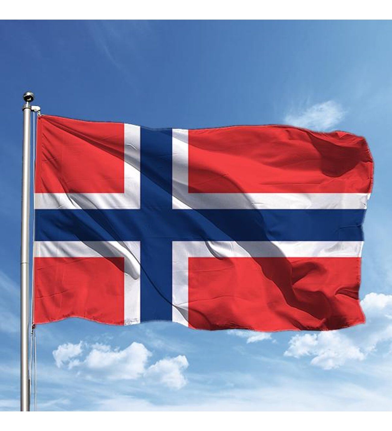 Buket 70x105 Cm Norveç Bayrağı