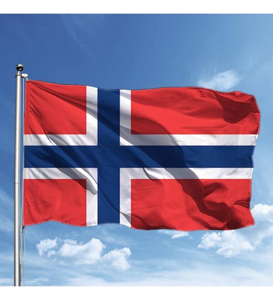 Buket 70x105 Cm Norveç Bayrağı