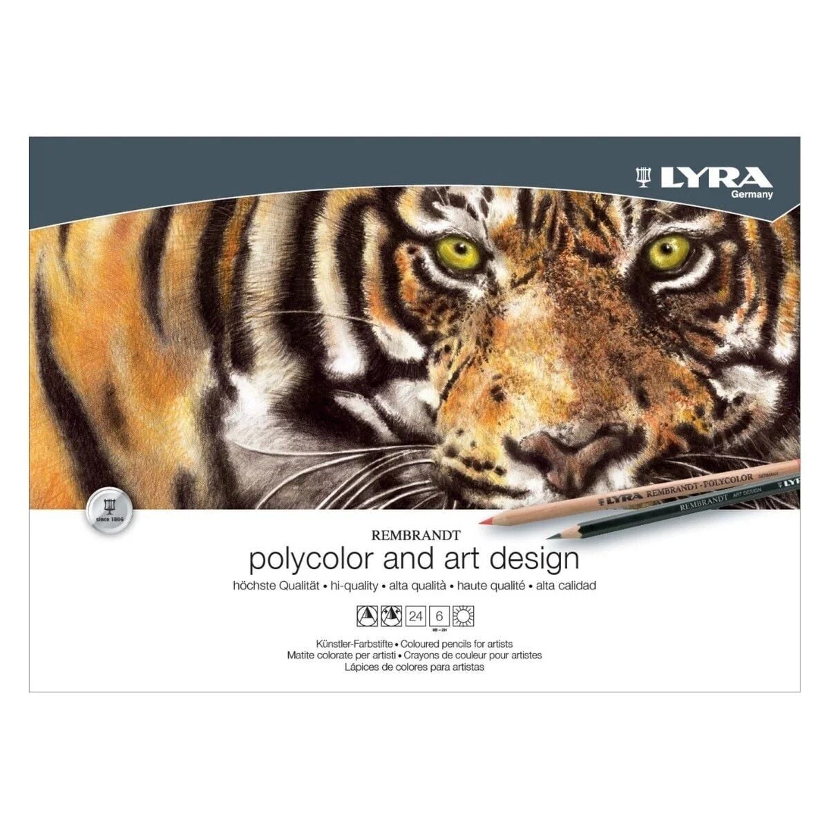 Lyra Rembrandt Polycolor Art Design Wooden 30 Lu