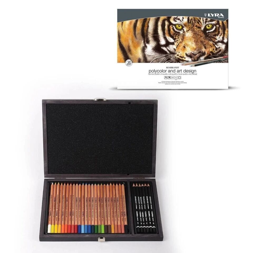 Lyra Rembrandt Polycolor Art Design Wooden 30 Lu