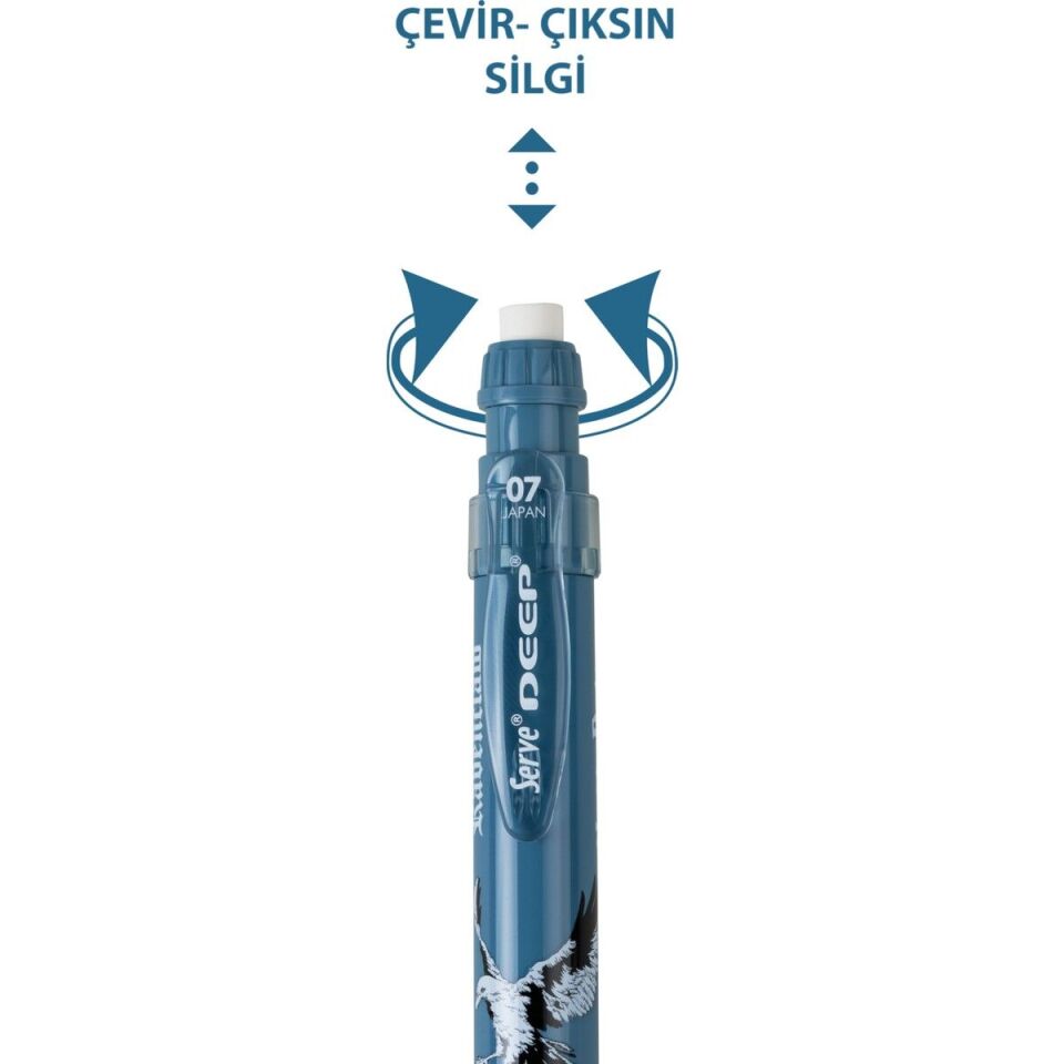 Serve Deep Harry Potter 0.7 Mm Versatil Kalem Mavi