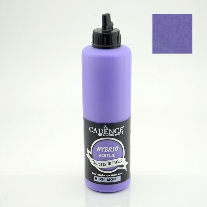 Cadence Hybrid Akrilik Multisurfaces H-034 Mor 500 Ml