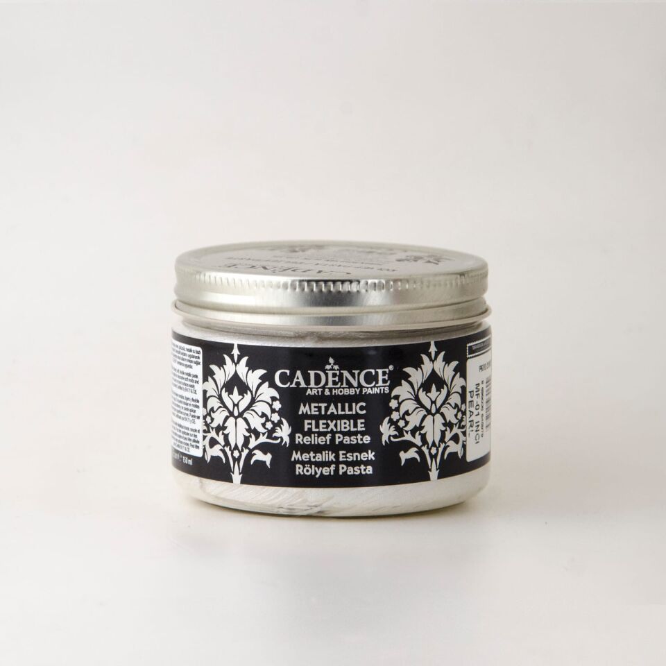 Cadence Metalik Esnek Rölyef Pasta Mf-01 İnci 150 Ml