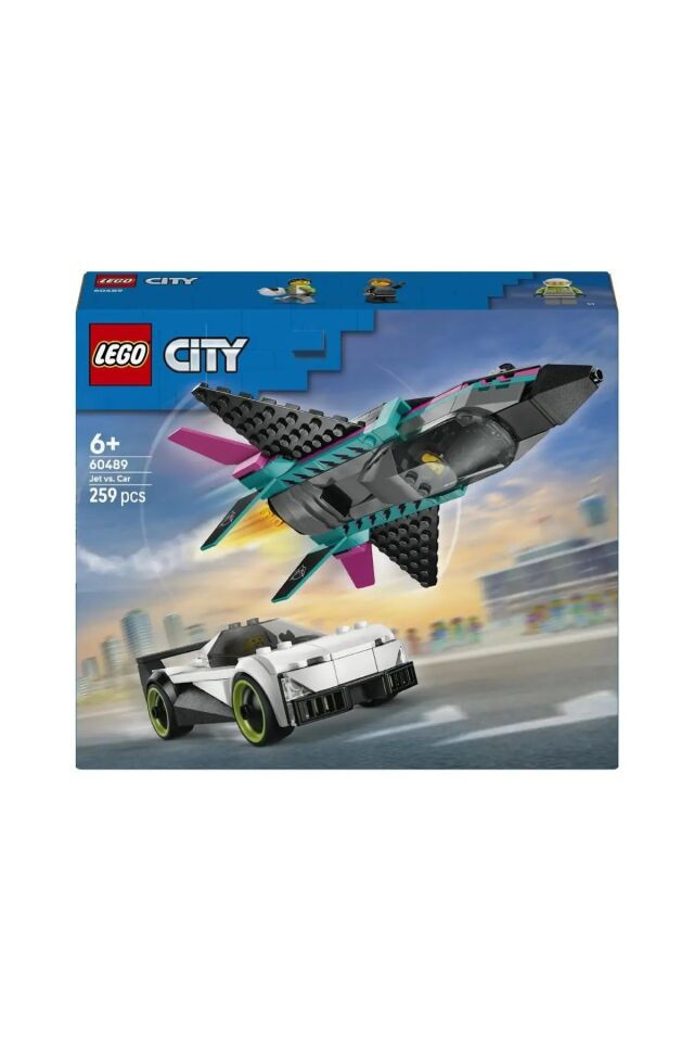 Lego City Jet Arabaya Karşı