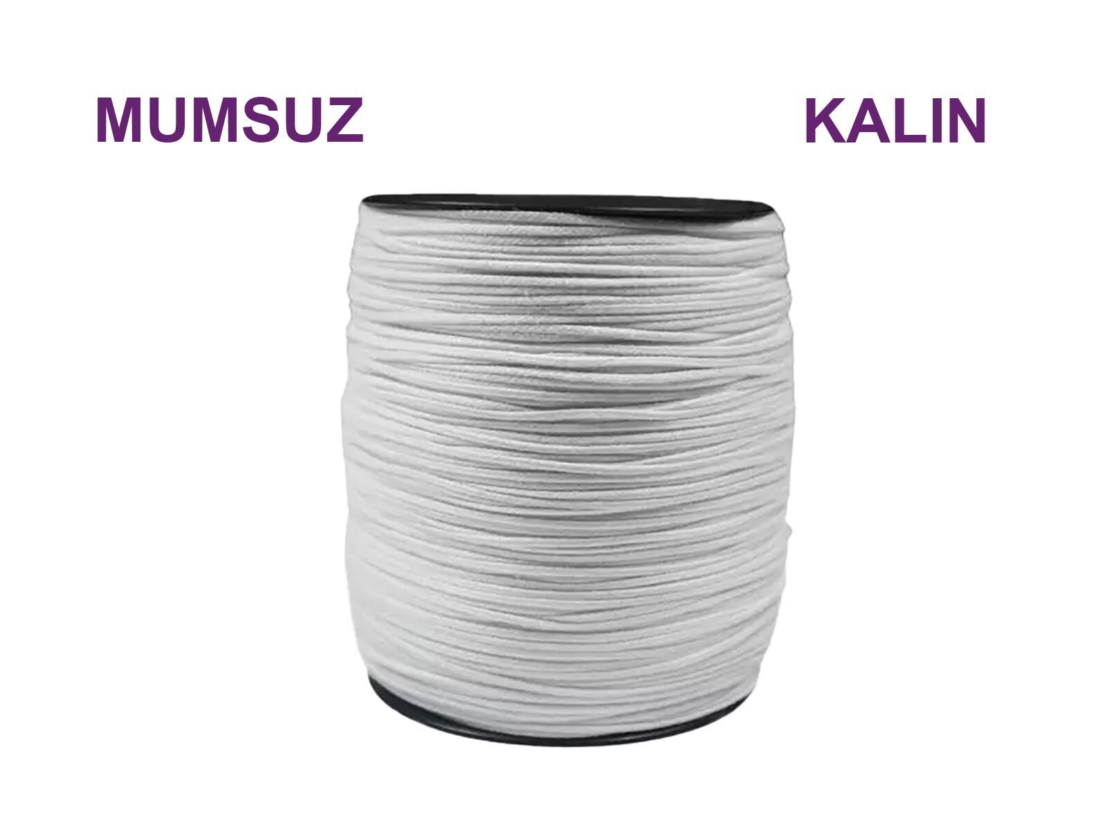 Kmy Kalın Mum Fitili 5 Mt - Mumsuz Fitil