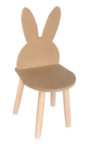 Okutan Ahşap Çocuk Sandalyesi Kulaklı