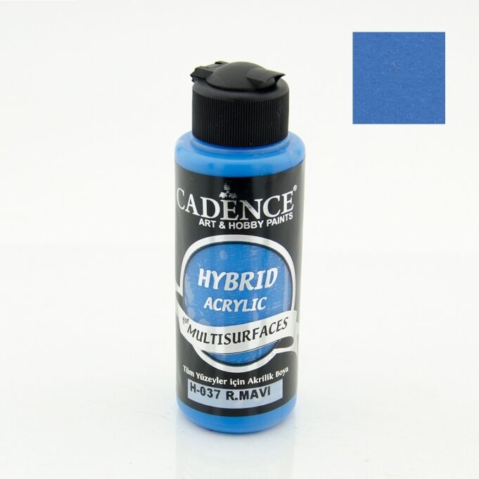 Cadence Hybrid Akrilik Multisurfaces H-037 R. Mavi 120 Ml