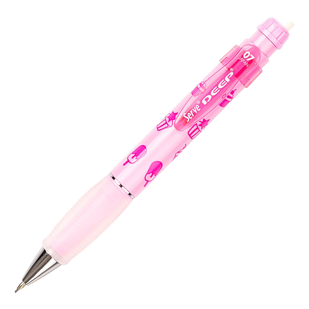 Serve Deep Mekanik Kurşun Kalem 07 Mm Tatlı Serisi Pastel Pembe