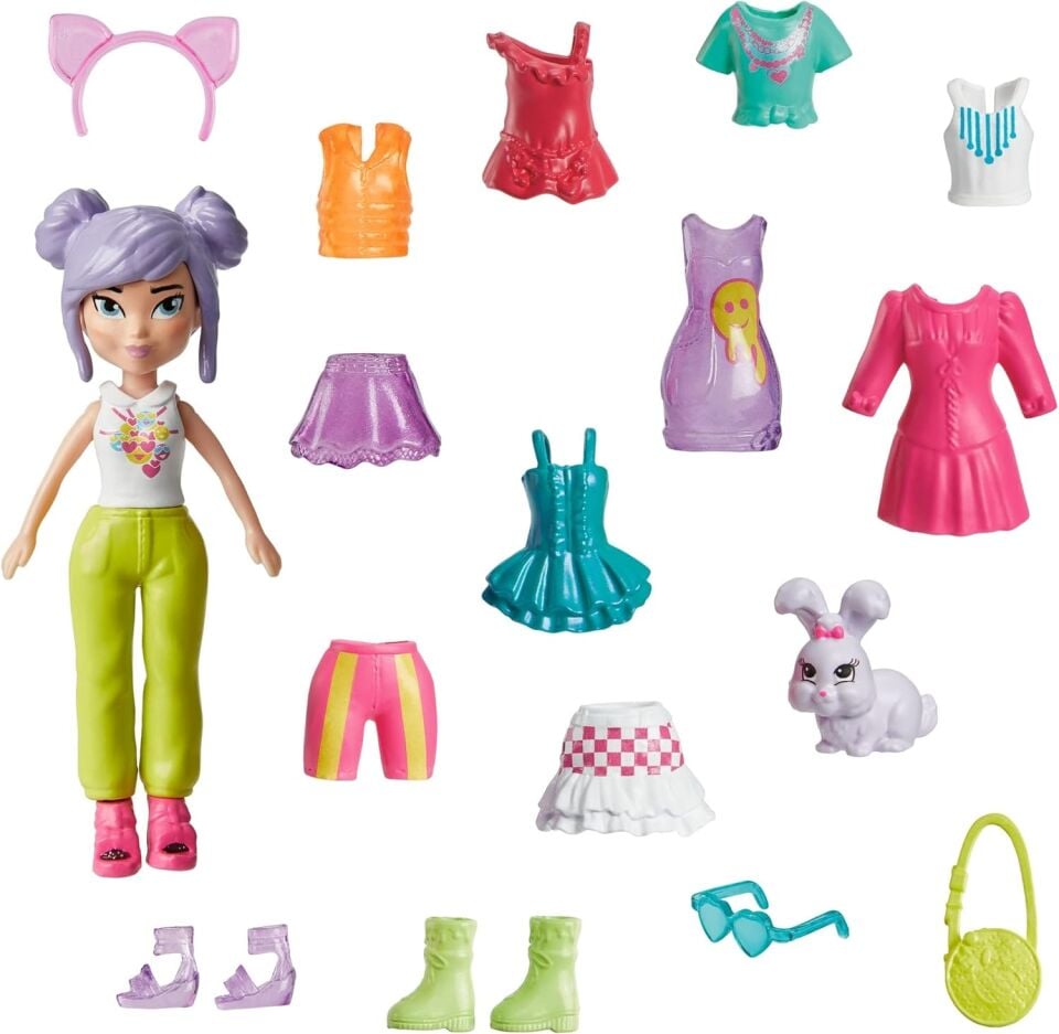 Mattel Polly Pocket Farklı Kombin Eğlencesi Oyun Setleri
