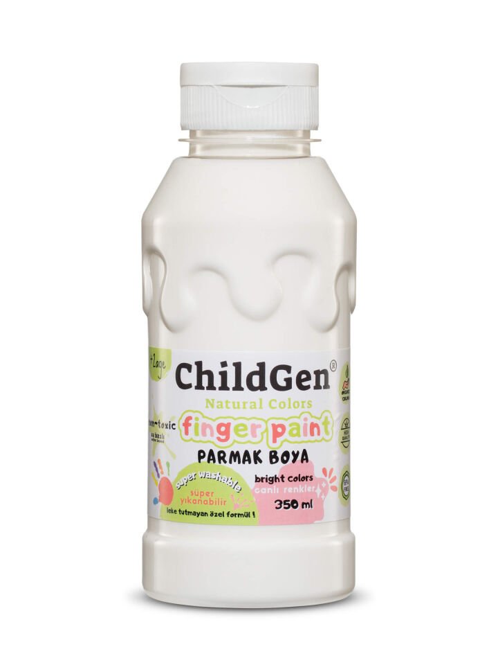 Gen Oyuncak Parmak Boya 350 Ml Beyaz