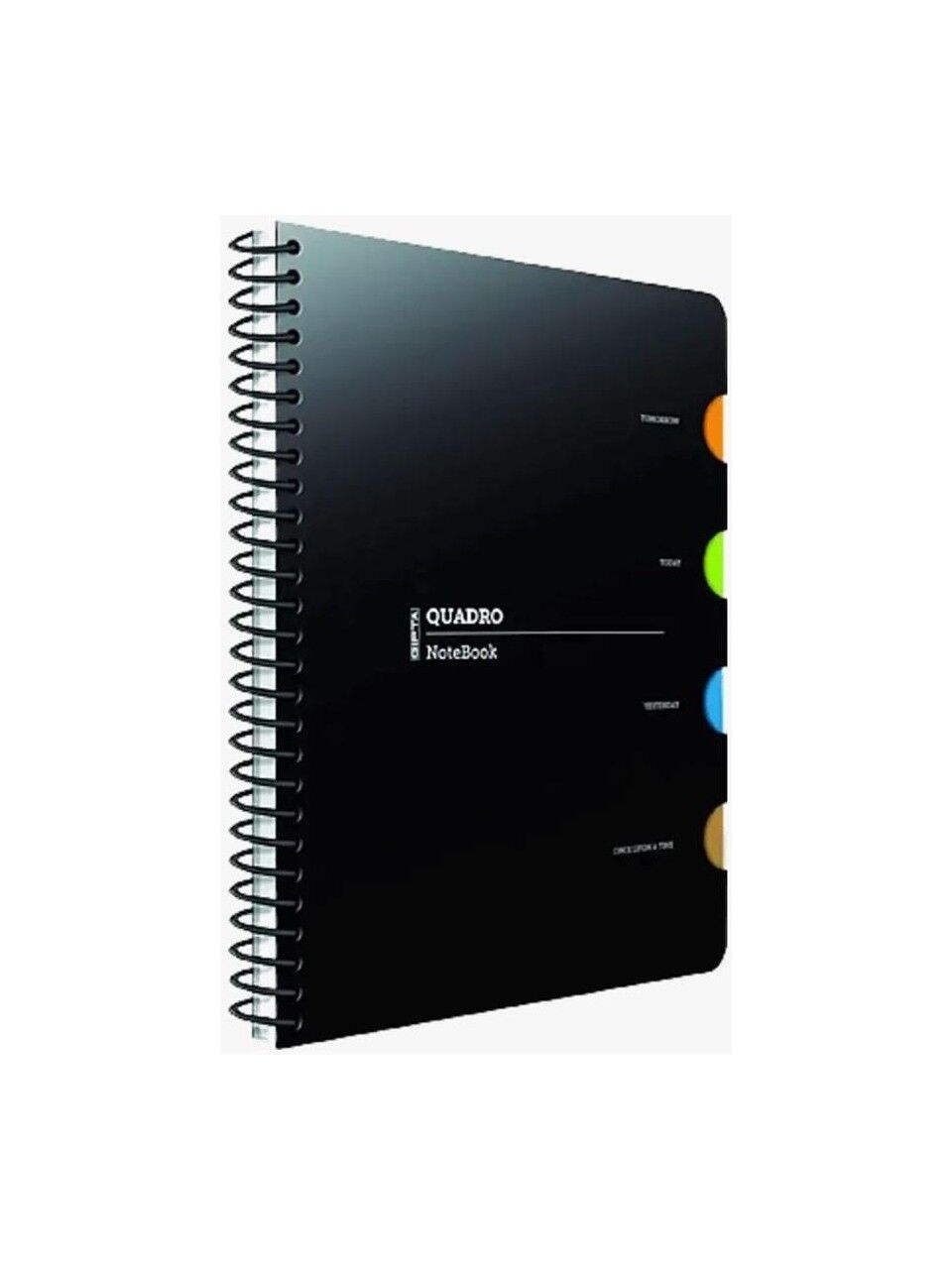 Gıpta Quadro Spiralli 4 Seperatörlü Pp Kapak Defter 17x24-150 Yaprak Kareli