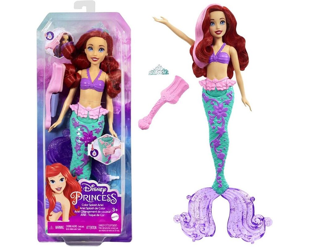 Disney Prenses Muhteşem Renk Değiştiren Saçlı Deniz Kızı Arıel