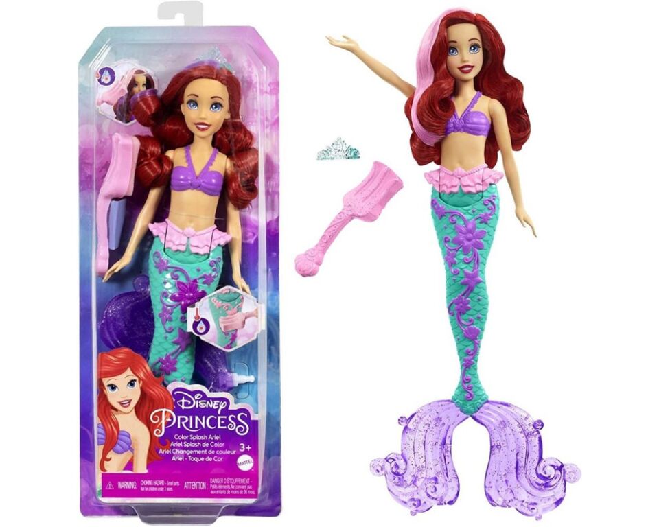 Disney Prenses Muhteşem Renk Değiştiren Saçlı Deniz Kızı Arıel