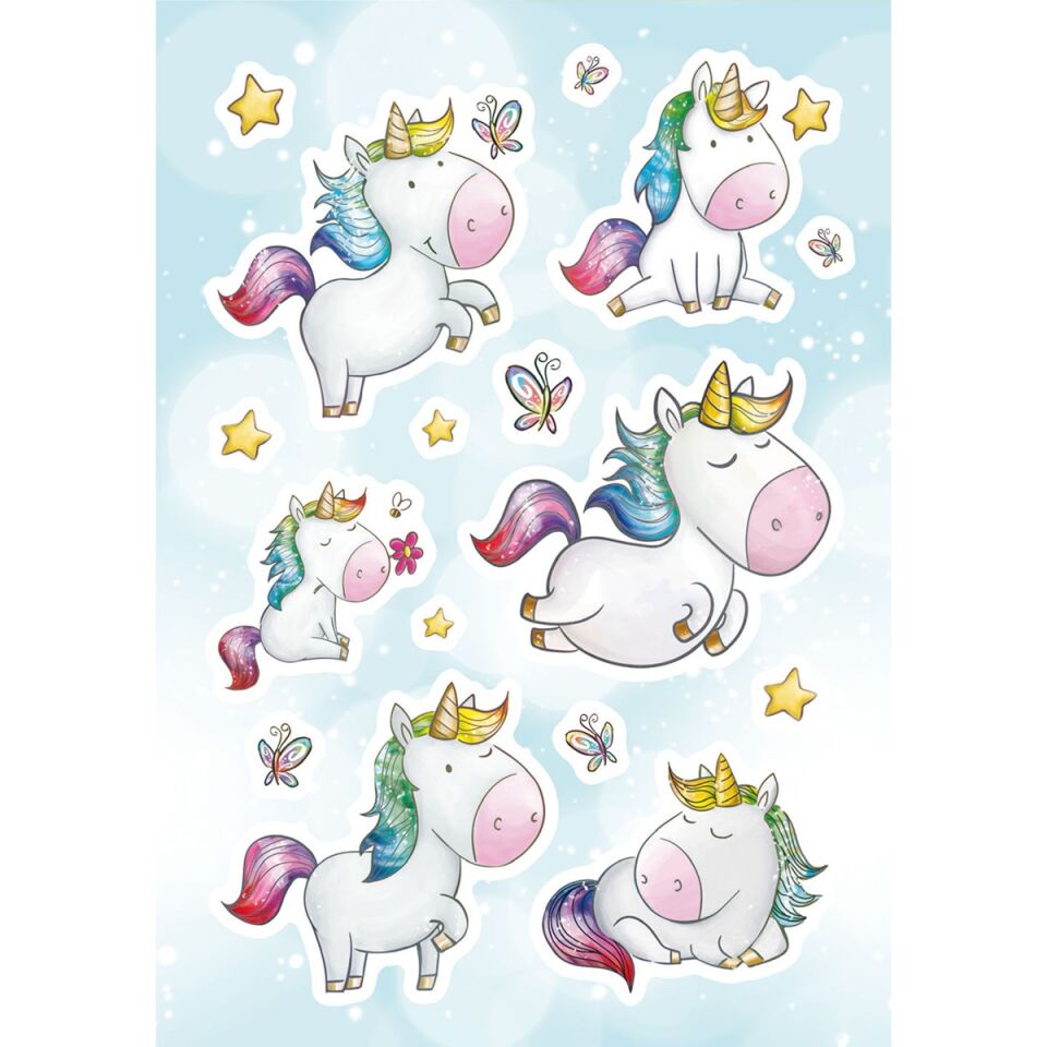 Herma Magic Etiket Jewel Unicorn Yıldız Tozları