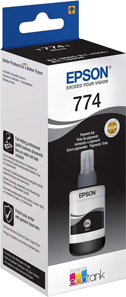 Epson T7741 Siyah Şişe Mürekkep