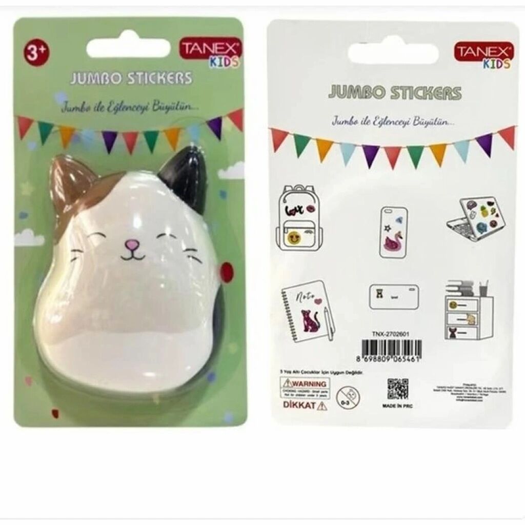 Tanex Tnx-27005 Jumbo Sevimli Kedi Çıkartma