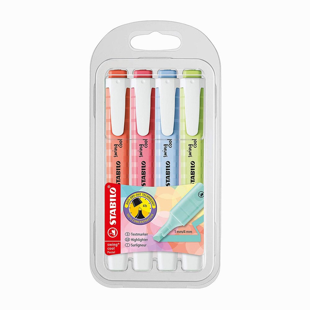 Stabilo Swing Cool Pastel 4 Lü Paket