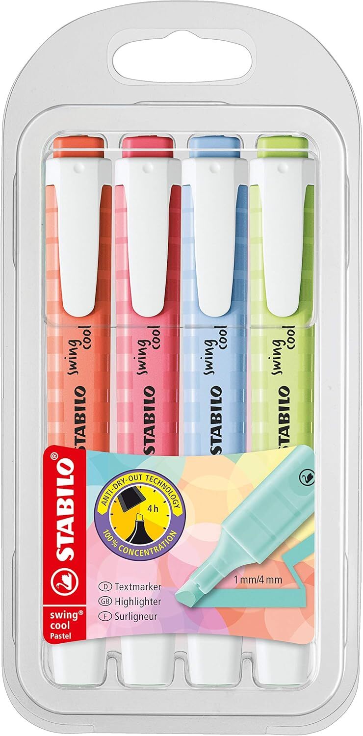 Stabilo Swing Cool Pastel 4 Lü Paket