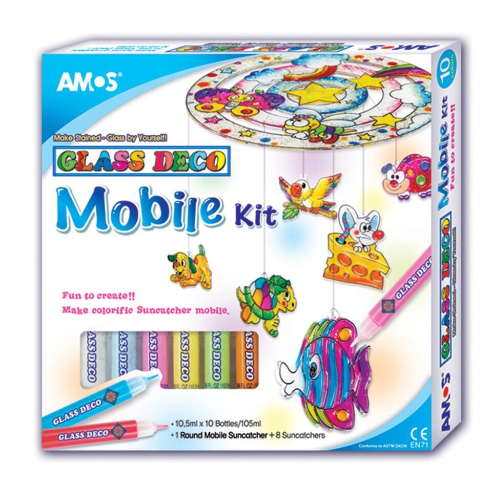 Amos Cam Boyama Seti Mobile Kit Dönence