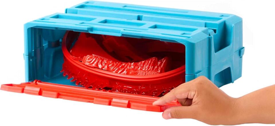 Hot Wheels Track Buılder Alev Temalı Akrobasi Seti