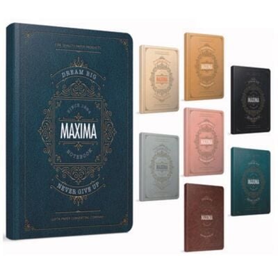 Gıpta Maxima İp Dikişli Sert Kapak Defter 13x21 120 Yaprak Çizgisiz