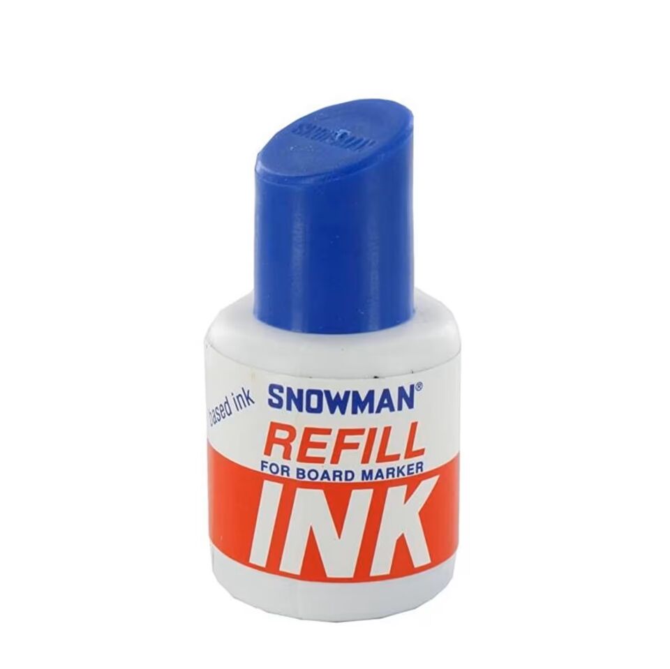 Snowman Beyaz Tahta Kalemi Mürekkebi 30 Cc Mavi Plastik Şişe