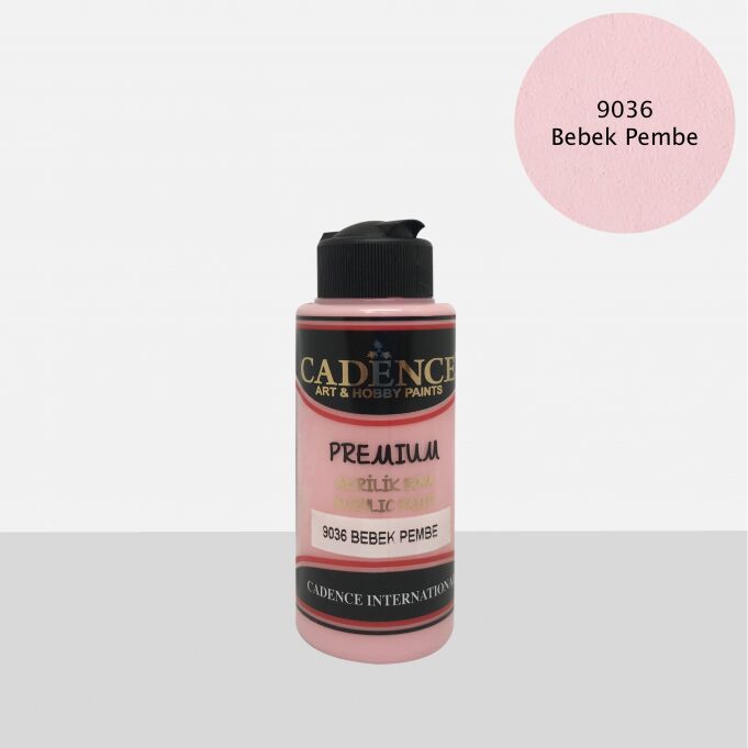 Cadence Premıum Akrilik Boya 9036 Bebek Pembe 25 M